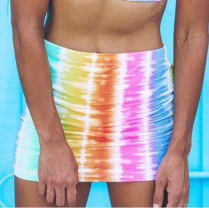 Hurley Rainbow Ombre Mini Skirt